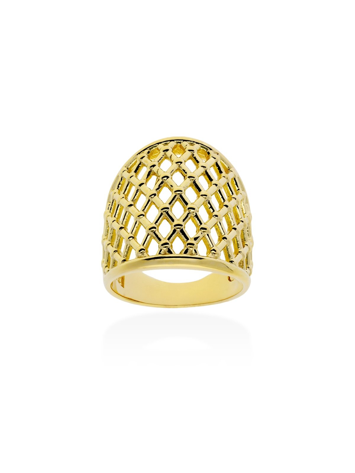 Joyera Kattalin - Joyera - Anillos - Anillo EMPIRE en plata dorada - Foto 1