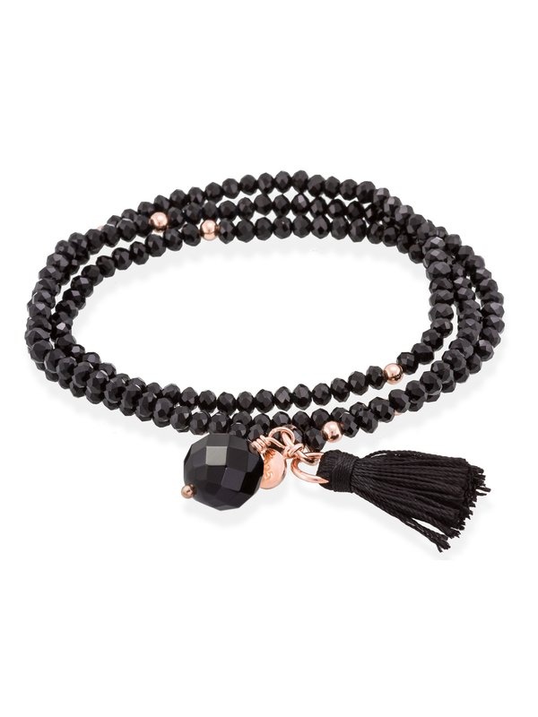 Joyería Kattalin - NOVEDADES en Pulseras - Joyería - Pulsera ZEN Negro en plata Rosa Joyería Kattalin - NOVEDADES en Pulseras - Joyería - Pulsera ZEN Negro en plata Rosa