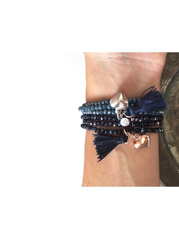 Joyera Kattalin - Joyera - Pulseras - Pulsera ZEN Azul en plata - Foto 2