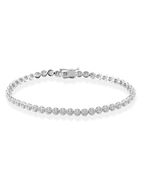 Joyería Kattalin - NOVEDADES en Pulseras - Joyería - Pulsera de plata riviere romántica Joyería Kattalin - NOVEDADES en Pulseras - Joyería - Pulsera de plata riviere romántica