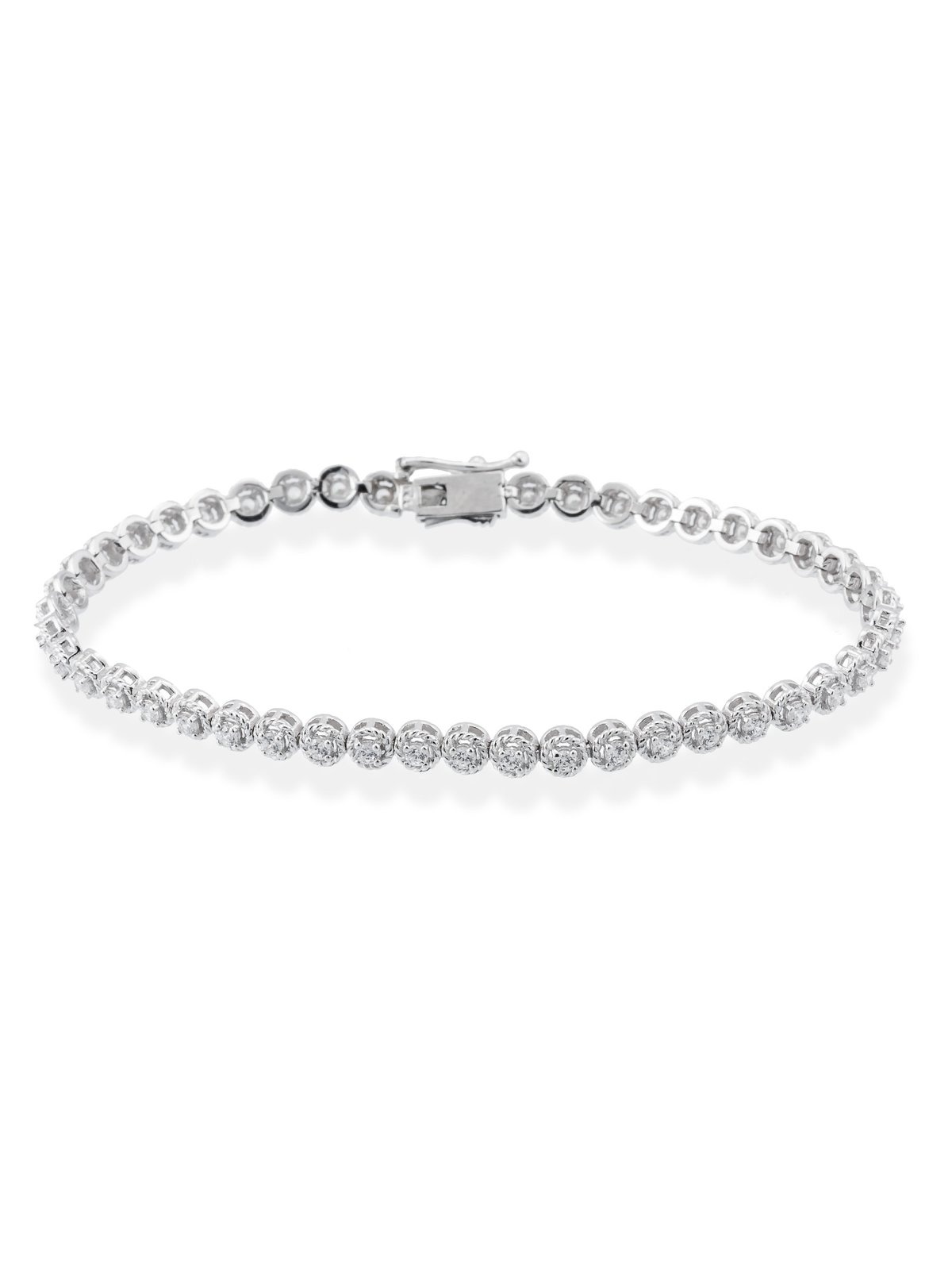 Joyera Kattalin - Joyera - Pulseras - Pulsera de plata riviere romntica - Foto 1