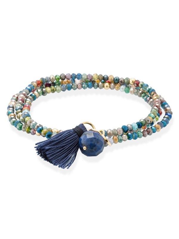 Joyería Kattalin - NOVEDADES en Pulseras - Joyería - Pulsera ZEN Azul en plata rosa Joyería Kattalin - NOVEDADES en Pulseras - Joyería - Pulsera ZEN Azul en plata rosa