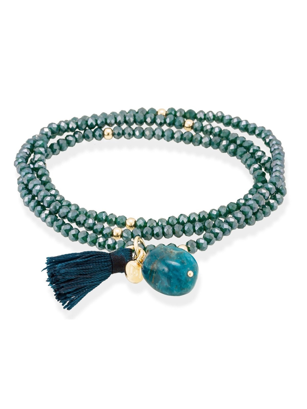 Joyera Kattalin - Joyera - Pulseras - Pulsera ZEN Azul en plata rosa - Foto 1