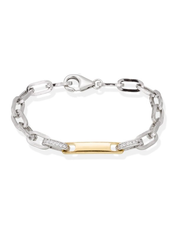 Joyería Kattalin - NOVEDADES en Pulseras - Joyería - Pulsera RITZ blanco en plata Joyería Kattalin - NOVEDADES en Pulseras - Joyería - Pulsera RITZ blanco en plata