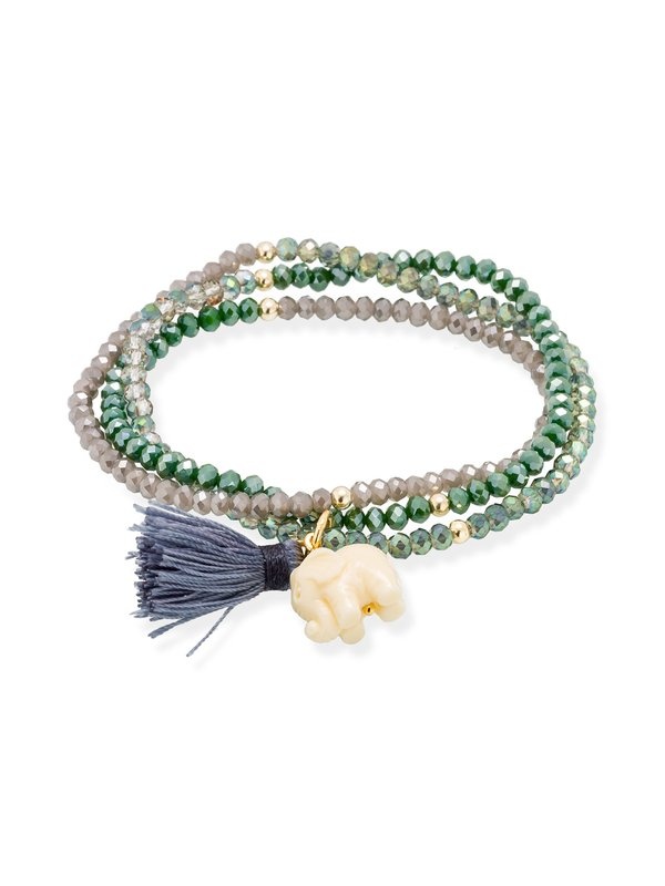 Joyería Kattalin - NOVEDADES en Pulseras - Joyería - Pulsera ZEN verde en plata dorada Joyería Kattalin - NOVEDADES en Pulseras - Joyería - Pulsera ZEN verde en plata dorada