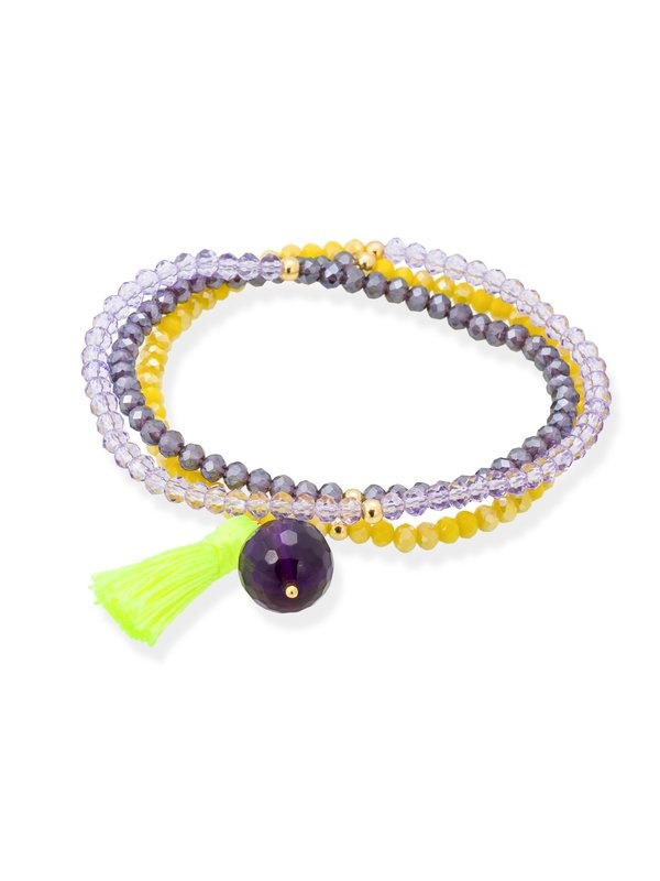 Joyería Kattalin - NOVEDADES en Pulseras - Joyería - Pulsera ZEN NEÓN AMARILLA con piedra natural Joyería Kattalin - NOVEDADES en Pulseras - Joyería - Pulsera ZEN NEÓN AMARILLA con piedra natural