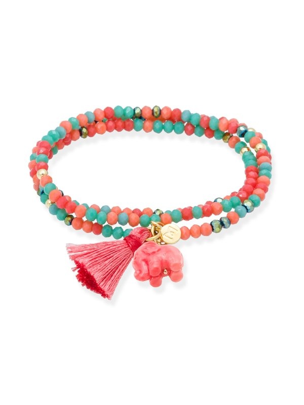 Joyería Kattalin - NOVEDADES en Pulseras - Joyería - Pulsera ZEN MANDARINA con elefante Joyería Kattalin - NOVEDADES en Pulseras - Joyería - Pulsera ZEN MANDARINA con elefante