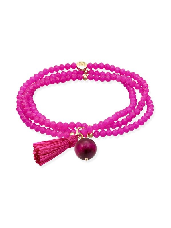 Joyería Kattalin - NOVEDADES en Pulseras - Joyería - Pulsera ZEN FUCSIA con piedra natural Joyería Kattalin - NOVEDADES en Pulseras - Joyería - Pulsera ZEN FUCSIA con piedra natural