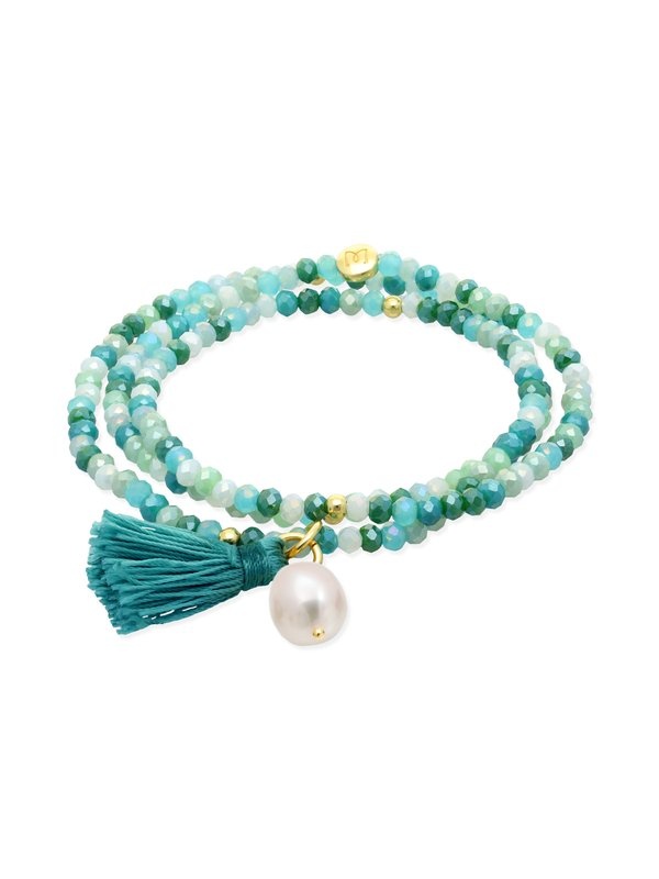 Joyería Kattalin - NOVEDADES en Pulseras - Joyería - Pulsera ZEN MENTA con perla Joyería Kattalin - NOVEDADES en Pulseras - Joyería - Pulsera ZEN MENTA con perla