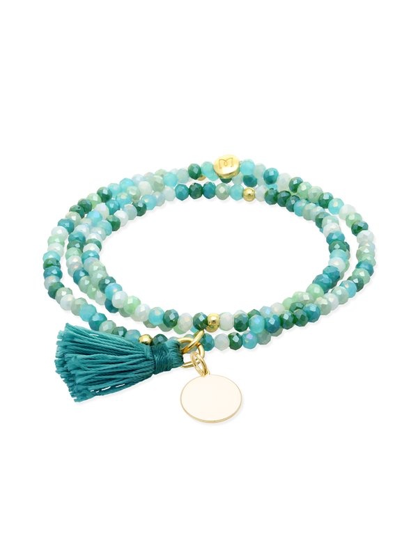 Joyería Kattalin - NOVEDADES en Pulseras - Joyería - Pulsera ZEN MENTA con chapa Joyería Kattalin - NOVEDADES en Pulseras - Joyería - Pulsera ZEN MENTA con chapa