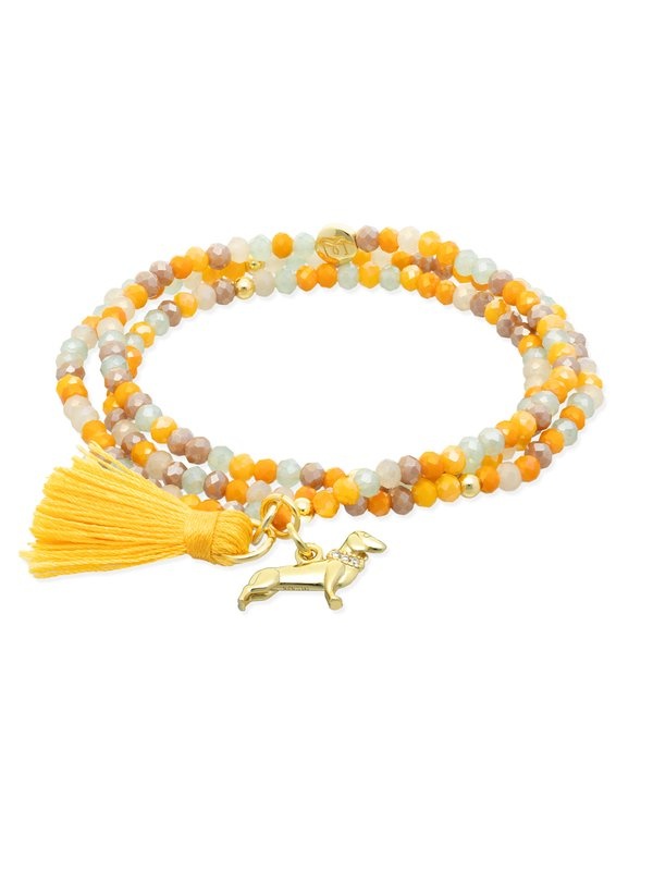 Joyería Kattalin - NOVEDADES en Pulseras - Joyería - Pulsera ZEN MOSTAZA con perro Joyería Kattalin - NOVEDADES en Pulseras - Joyería - Pulsera ZEN MOSTAZA con perro