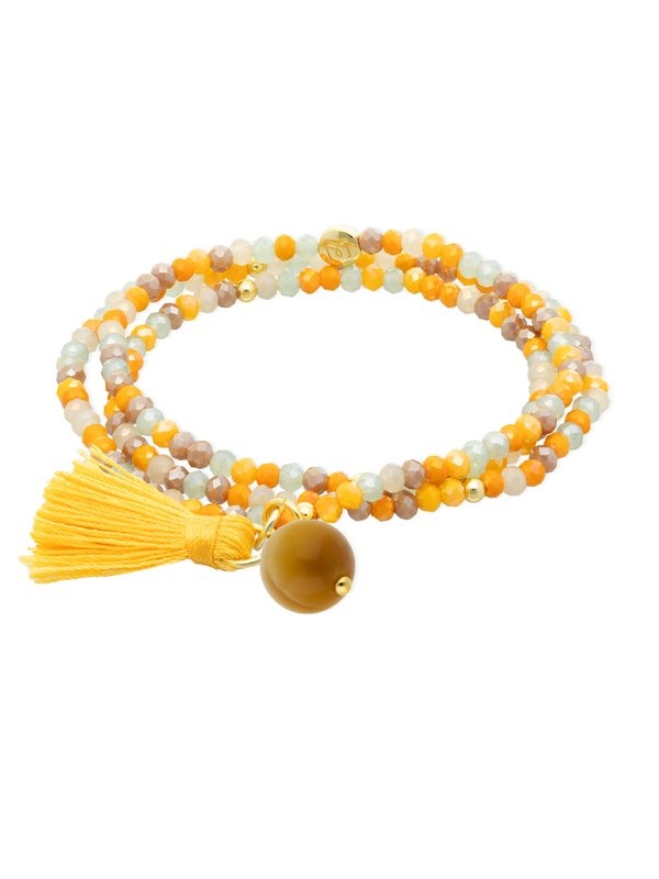 Joyería Kattalin - NOVEDADES en Pulseras - Joyería - Pulsera ZEN MOSTAZA con piedra natural Joyería Kattalin - NOVEDADES en Pulseras - Joyería - Pulsera ZEN MOSTAZA con piedra natural