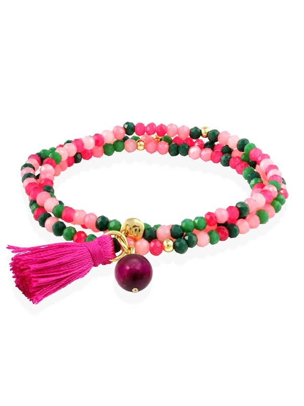 Joyería Kattalin - NOVEDADES en Pulseras - Joyería - Pulsera ZEN FRAMBUESA con piedra natural Joyería Kattalin - NOVEDADES en Pulseras - Joyería - Pulsera ZEN FRAMBUESA con piedra natural
