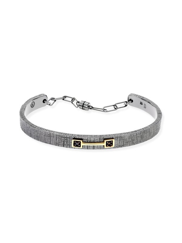 Joyería Kattalin - NOVEDADES en Pulseras - Joyería - Pulsera en plata negra y diamantes Joyería Kattalin - NOVEDADES en Pulseras - Joyería - Pulsera en plata negra y diamantes