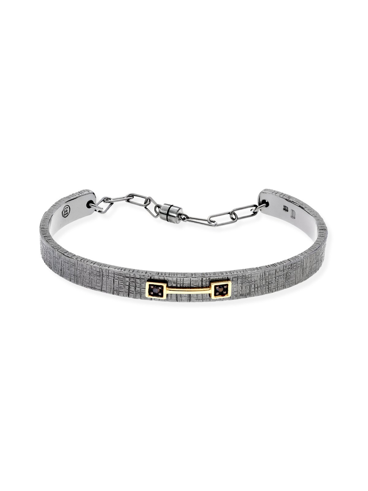 Joyera Kattalin - Joyera - Pulseras - Pulsera en plata negra y diamantes - Foto 1