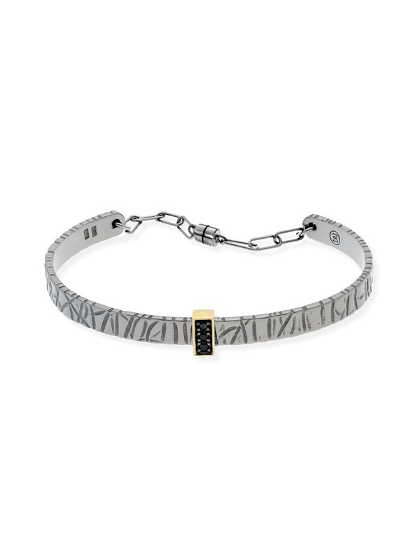 Joyería Kattalin - NOVEDADES en Pulseras - Joyería - Pulsera en plata negra y diamantes Joyería Kattalin - NOVEDADES en Pulseras - Joyería - Pulsera en plata negra y diamantes