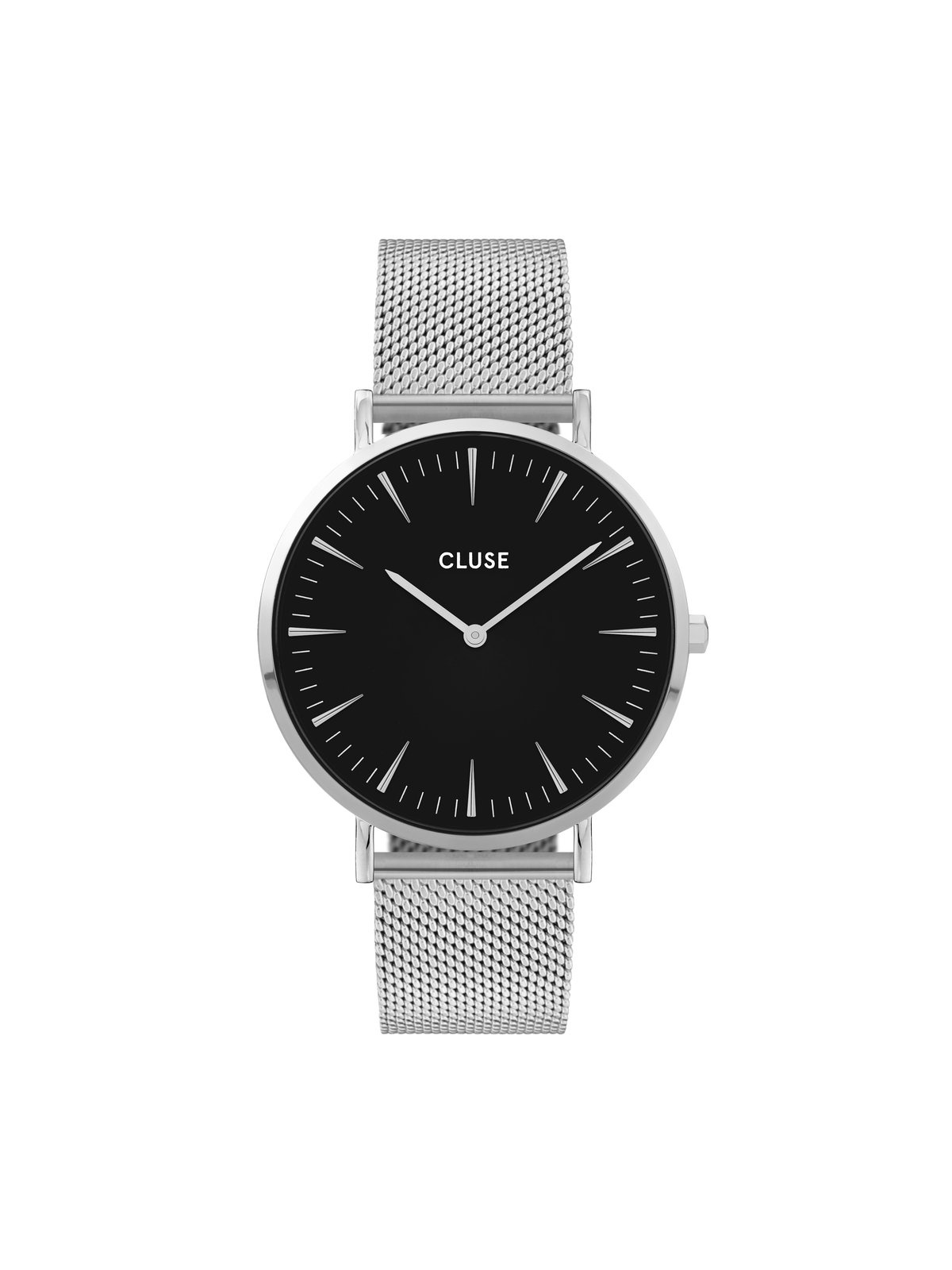 Joyera Kattalin - Relojes - Mujer - Boho Chic Watch Mesh, Black, Silver Colour - Foto 1