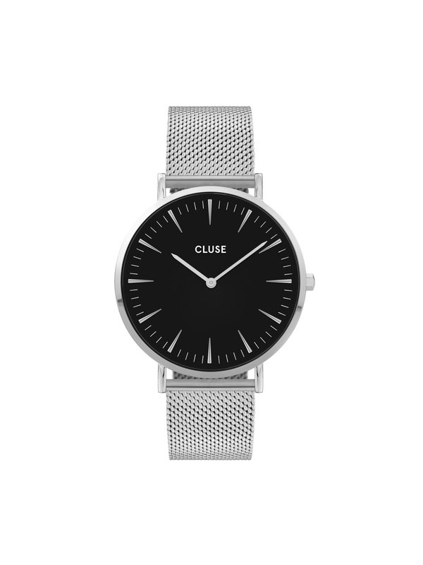 Joyería Kattalin - NOVEDADES en Mujer - Relojes - Boho Chic Watch Mesh, Black, Silver Colour Joyería Kattalin - NOVEDADES en Mujer - Relojes - Boho Chic Watch Mesh, Black, Silver Colour