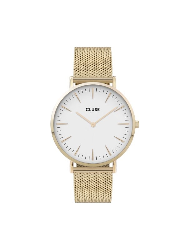 Joyería Kattalin - NOVEDADES en Mujer - Relojes - Boho Chic Watch Mesh, White, Gold Colour Joyería Kattalin - NOVEDADES en Mujer - Relojes - Boho Chic Watch Mesh, White, Gold Colour