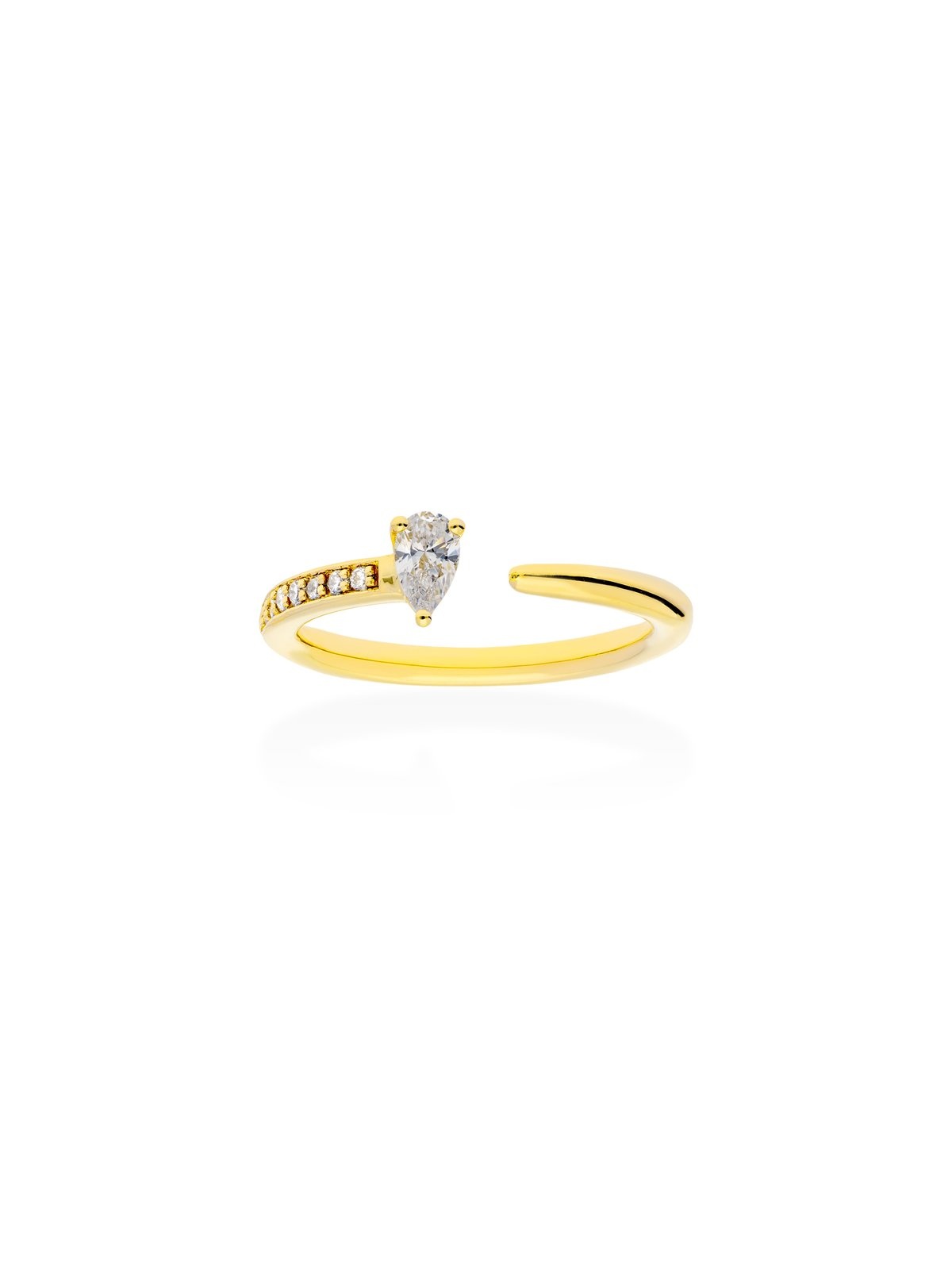 Joyera Kattalin - Compromiso, Joyera - Anillos de compromiso, Anillos - Anillo en Oro amarillo 18Kt y diamantes - Foto 1