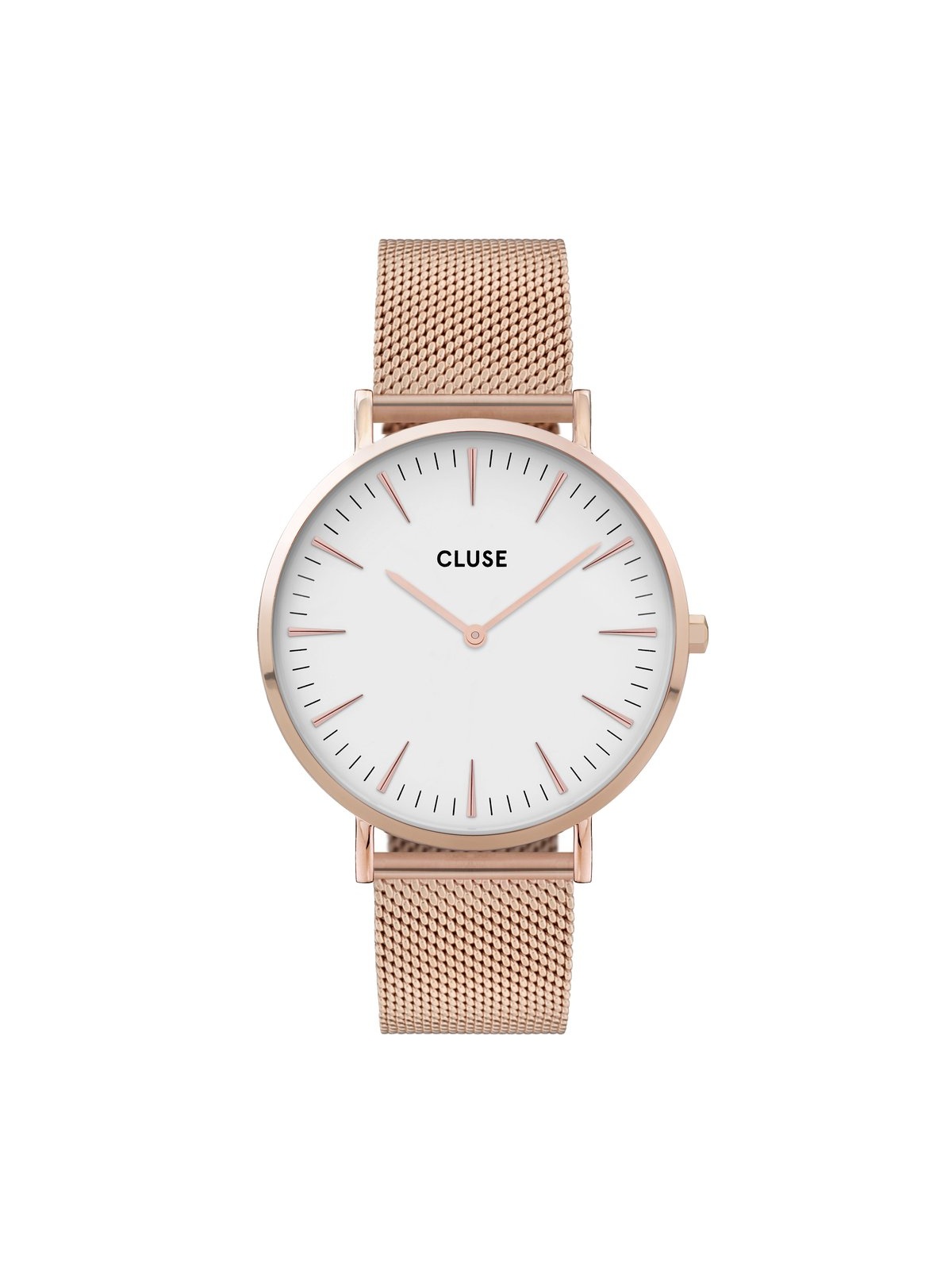 Joyera Kattalin - Relojes - Mujer - Boho Chic Watch Mesh, White, Rose Gold Colour - Foto 1