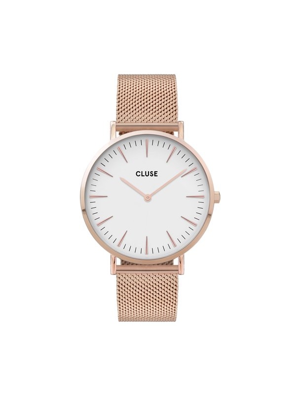 Joyería Kattalin - NOVEDADES en Mujer - Relojes - Boho Chic Watch Mesh, White, Rose Gold Colour Joyería Kattalin - NOVEDADES en Mujer - Relojes - Boho Chic Watch Mesh, White, Rose Gold Colour