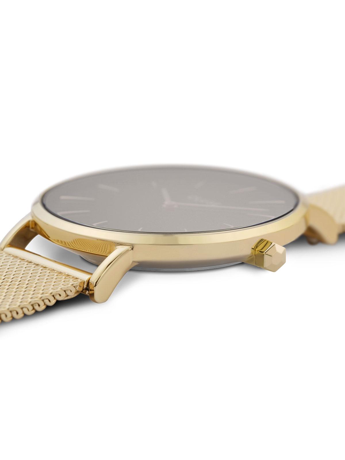 Joyera Kattalin - Relojes - Mujer - Boho Chic Watch Mesh, Black - Gold Colour - Foto 3