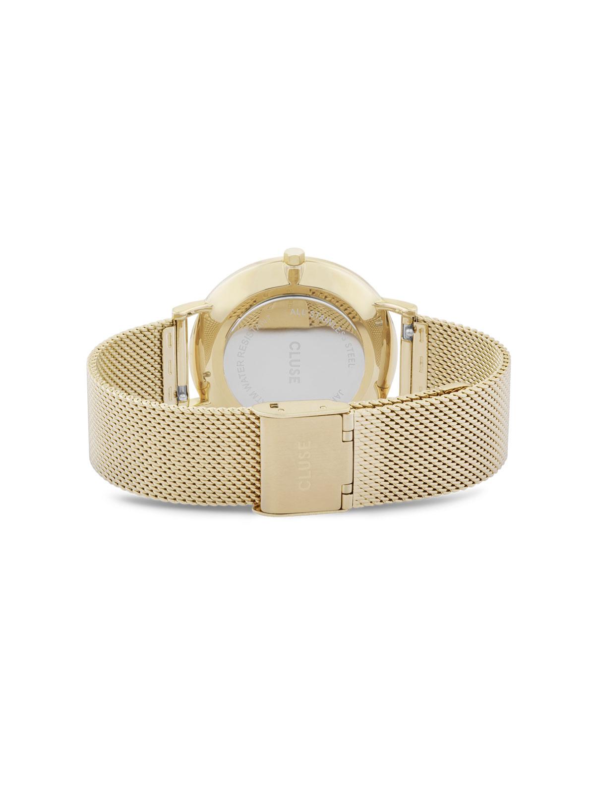 Joyera Kattalin - Relojes - Mujer - Boho Chic Watch Mesh, Black - Gold Colour - Foto 2