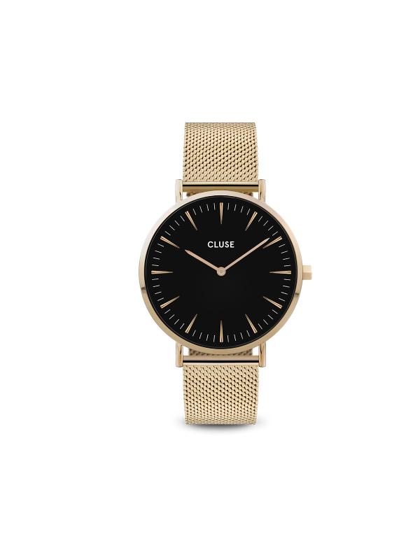 Joyería Kattalin - NOVEDADES en Mujer - Relojes - Boho Chic Watch Mesh, Black - Gold Colour Joyería Kattalin - NOVEDADES en Mujer - Relojes - Boho Chic Watch Mesh, Black - Gold Colour
