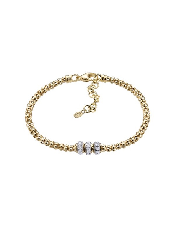 Joyería Kattalin - NOVEDADES en Pulseras - Joyería - Pulsera dorada con circonitas blancas Joyería Kattalin - NOVEDADES en Pulseras - Joyería - Pulsera dorada con circonitas blancas