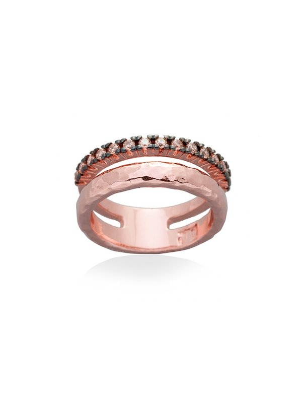 Joyería Kattalin - NOVEDADES en Anillos - Joyería - Anillo FINE Coñac en plata rosa Joyería Kattalin - NOVEDADES en Anillos - Joyería - Anillo FINE Coñac en plata rosa
