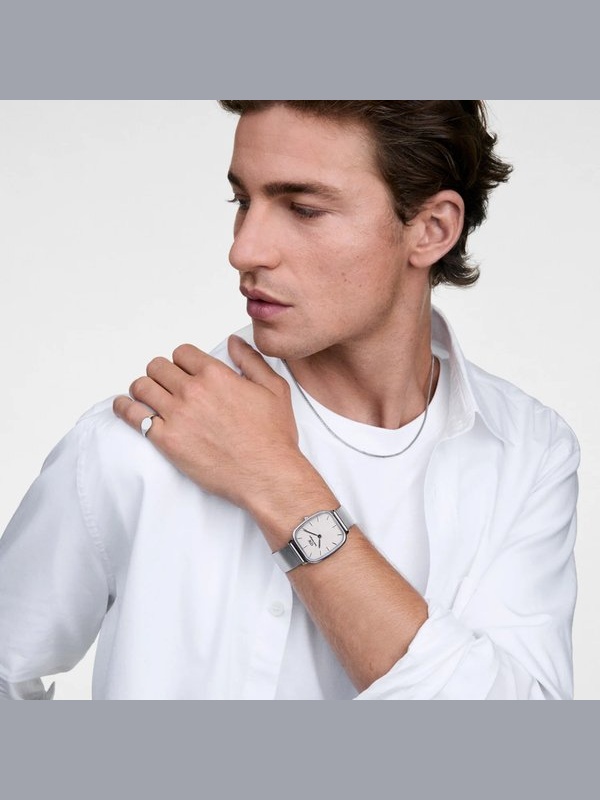 Joyería Kattalin - NOVEDADES en Hombre - Relojes - Wire Linen Marlon Plata Joyería Kattalin - NOVEDADES en Hombre - Relojes - Wire Linen Marlon Plata