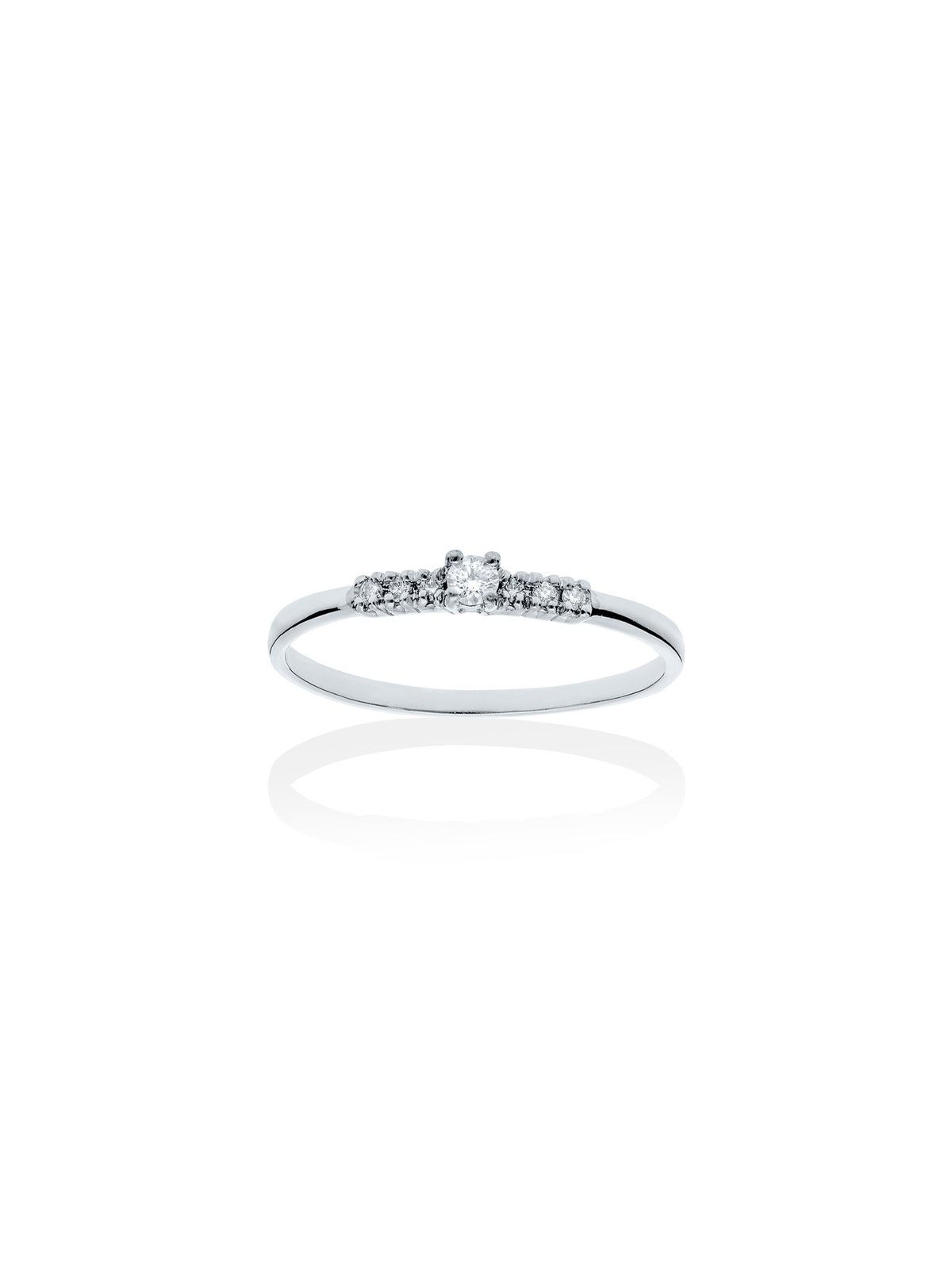 Joyera Kattalin - Compromiso, Joyera - Anillos de compromiso, Anillos - Anillo en Oro blanco 18Kt y diamantes - Foto 1