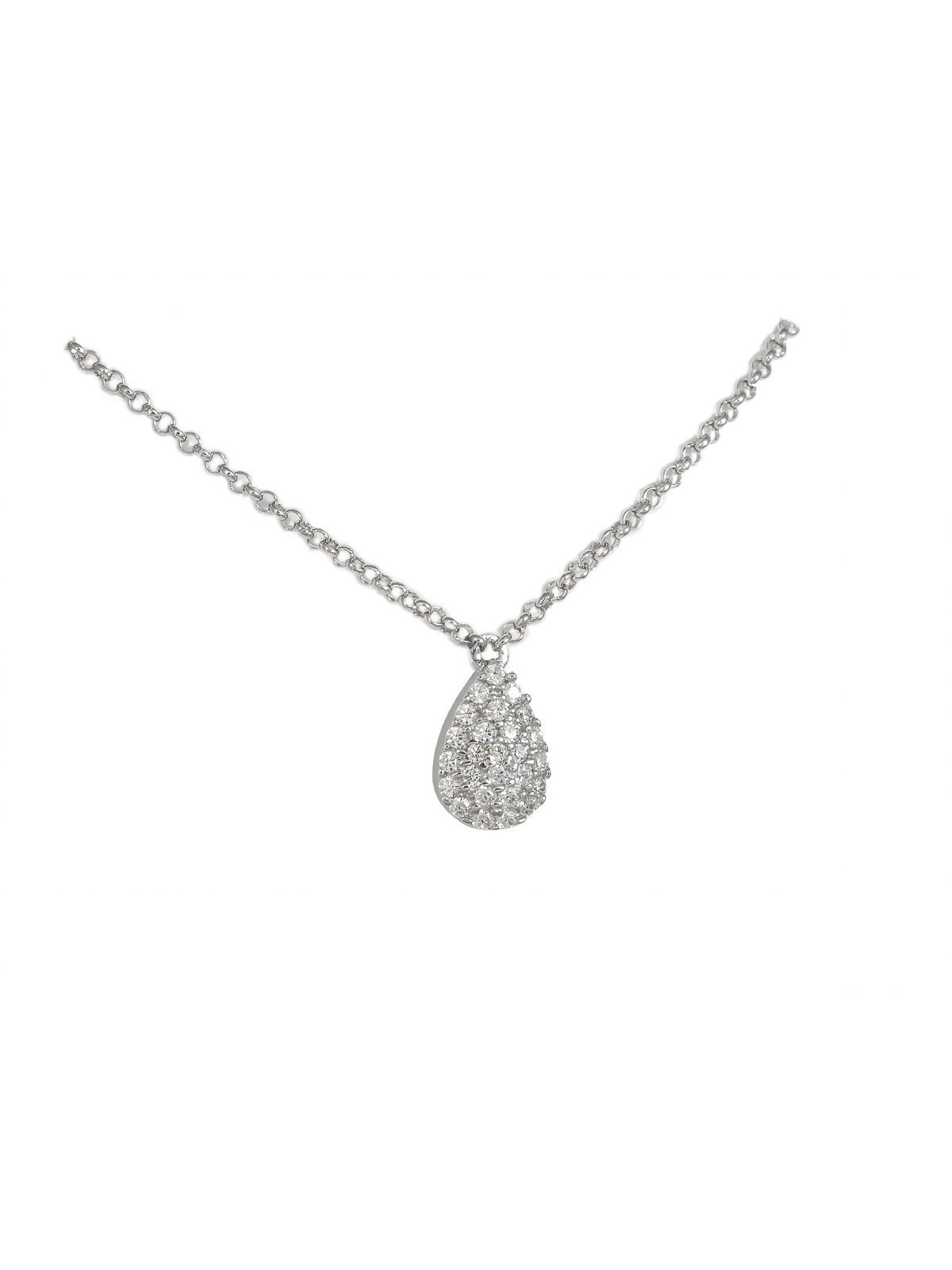 Joyera Kattalin - Joyera - Collares - Gargantilla para novia LAGRIMA en plata - Foto 1