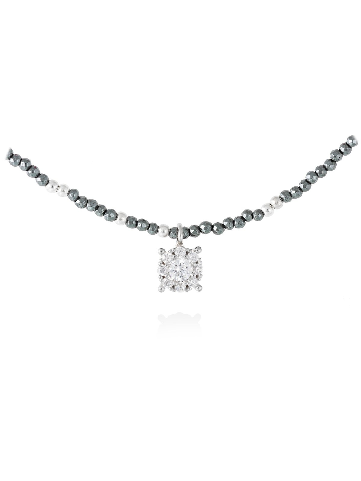 Joyera Kattalin - Joyera - Collares - Gargantilla ODEI blanco en plata - Foto 1