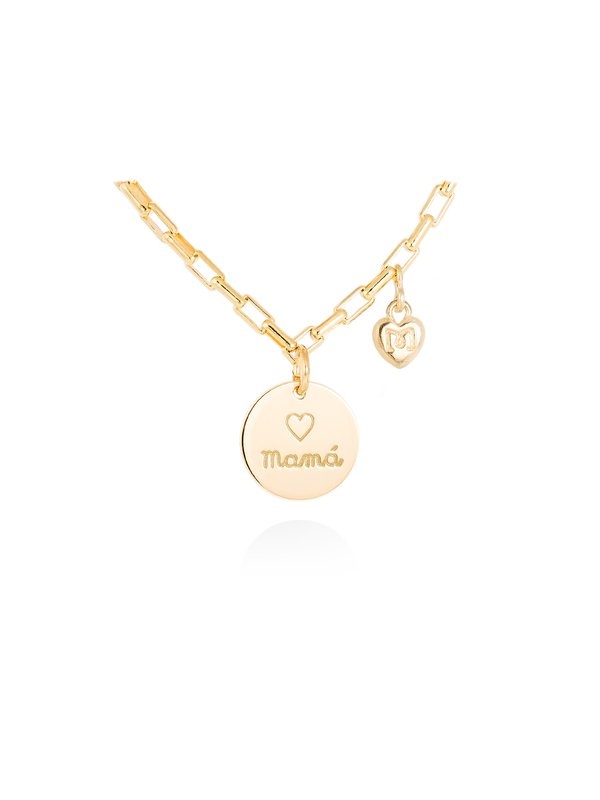 Joyería Kattalin - NOVEDADES en Collares - Joyería - Gargantilla MAMÁ en plata dorada Joyería Kattalin - NOVEDADES en Collares - Joyería - Gargantilla MAMÁ en plata dorada